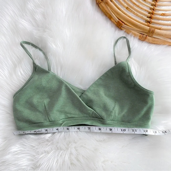 WellBeing + BeingWell Loungewell Willow Sports Bra Green Revolve - Picture 10 of 11